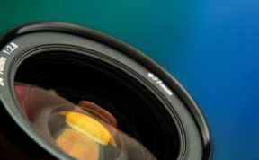Camera close-up: professional photography and illustrations
